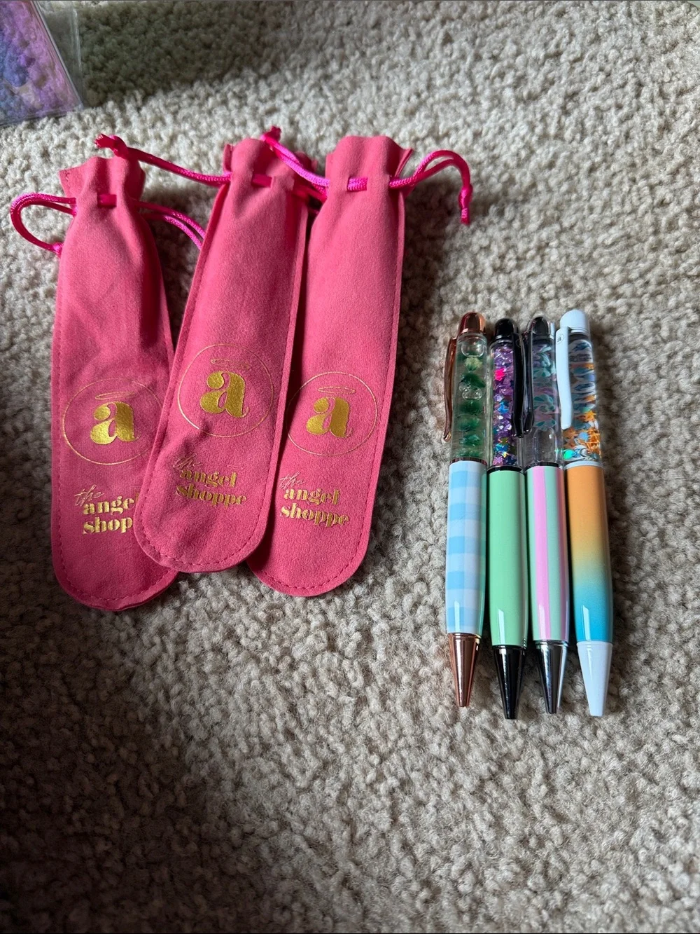 The Angel Shoppe pen set